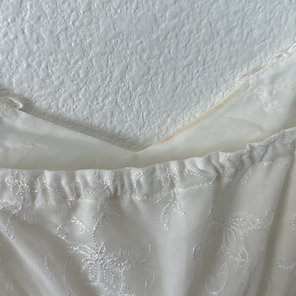 Vintage Vivien white lace bridal slip dress - Picture 6 of 6